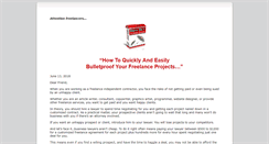 Desktop Screenshot of freelanceprotector.com